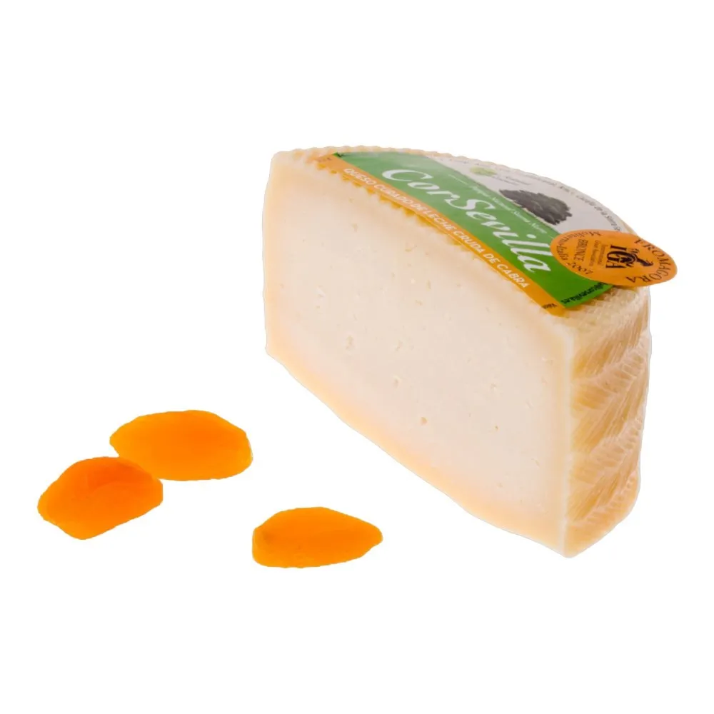 Queso curado de leche cruda de cabra mitades de – Mitad de queso de 2,8 kg. (1,4 kg aprox.)