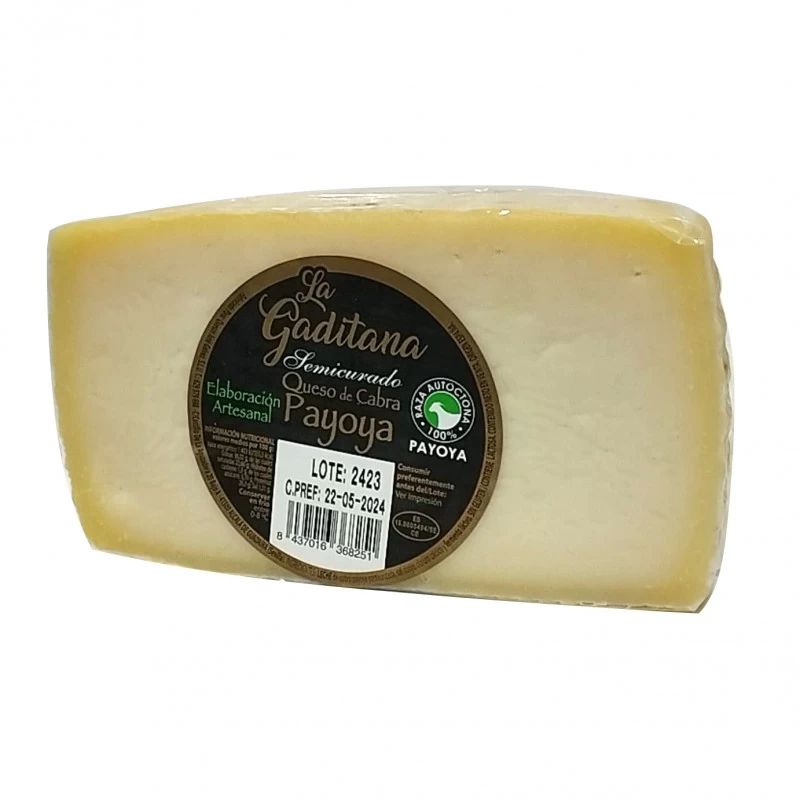 Queso Cabra Payoyo La Gaditana (1Kg Aprox)