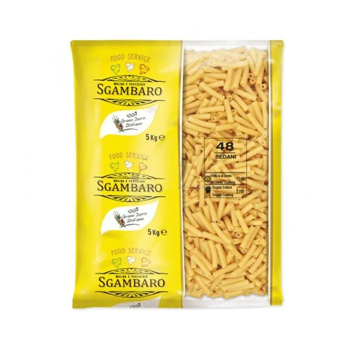 Jolly Sgambaro Sedani rigati 48 BIO Kg 5