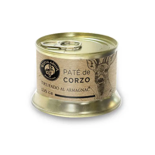 Paté de corzo trufado al Armagnac Botularium - 135 g