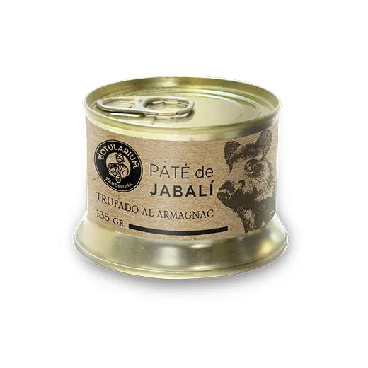 Paté de jabalí trufado al Armagnac Botularium - 135 g