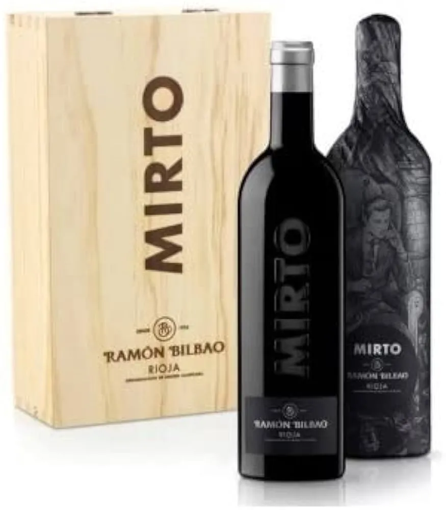 Mirto 2 Botellas Caja Madera