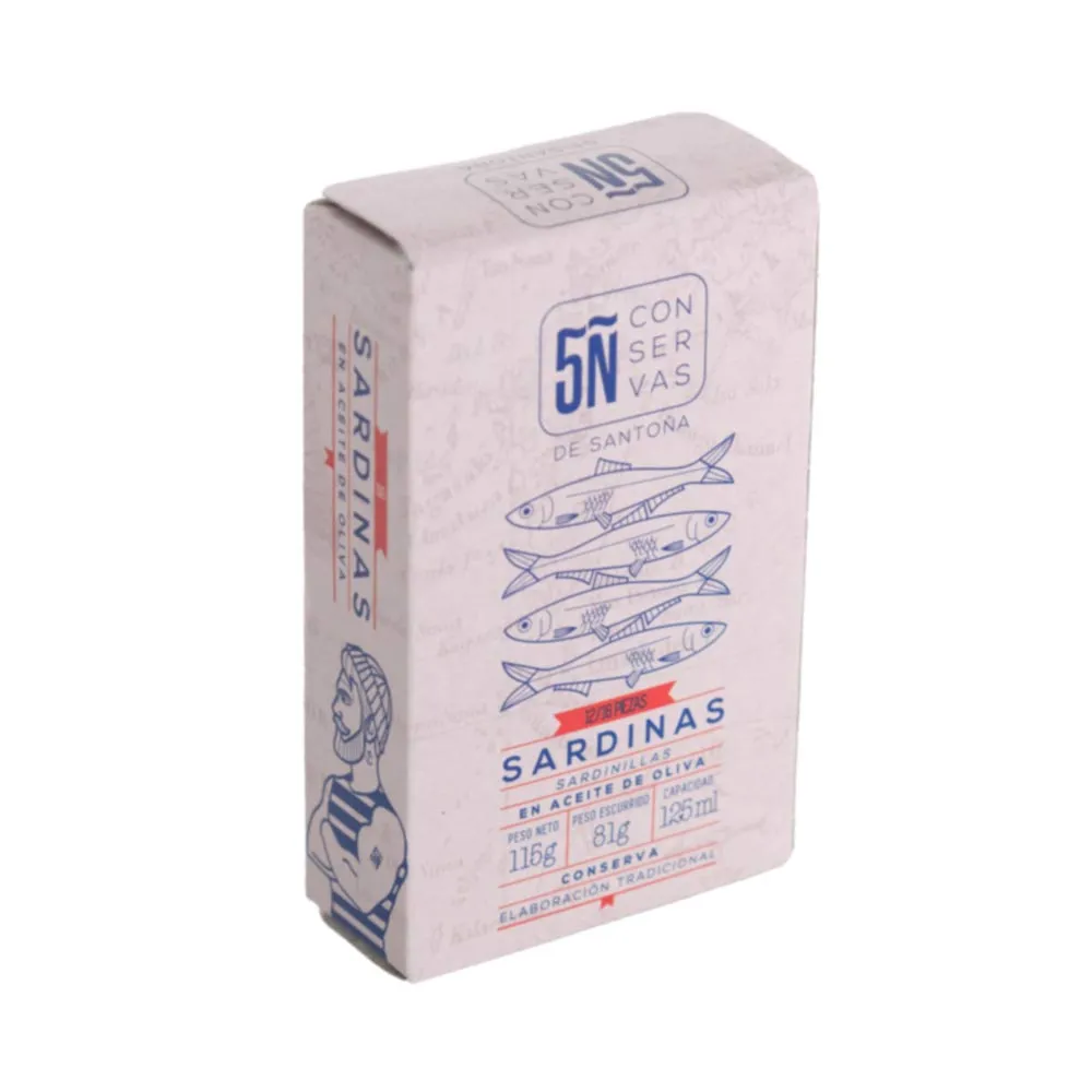 Pack de 10 latas de Sardinillas en aceite de oliva 125 ml