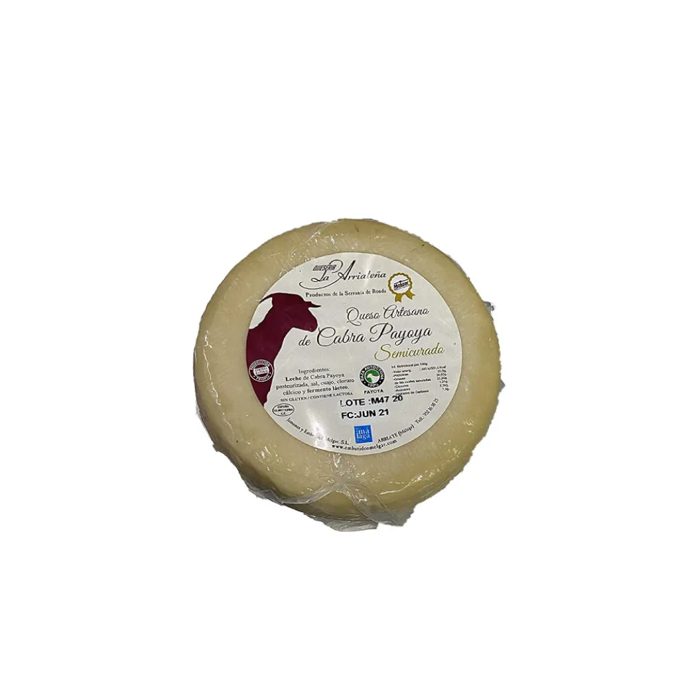 Queso Artesano de Cabra Payoya Semicurado - 800 gr