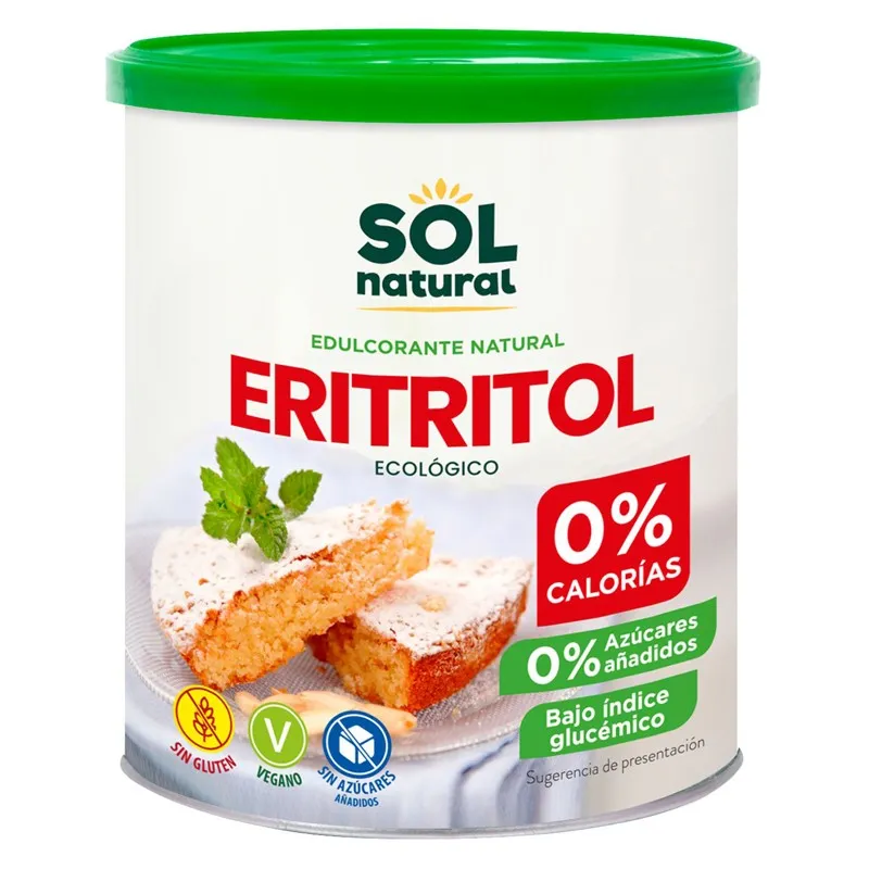 Eritritol en bote bio 500g Sol Natural