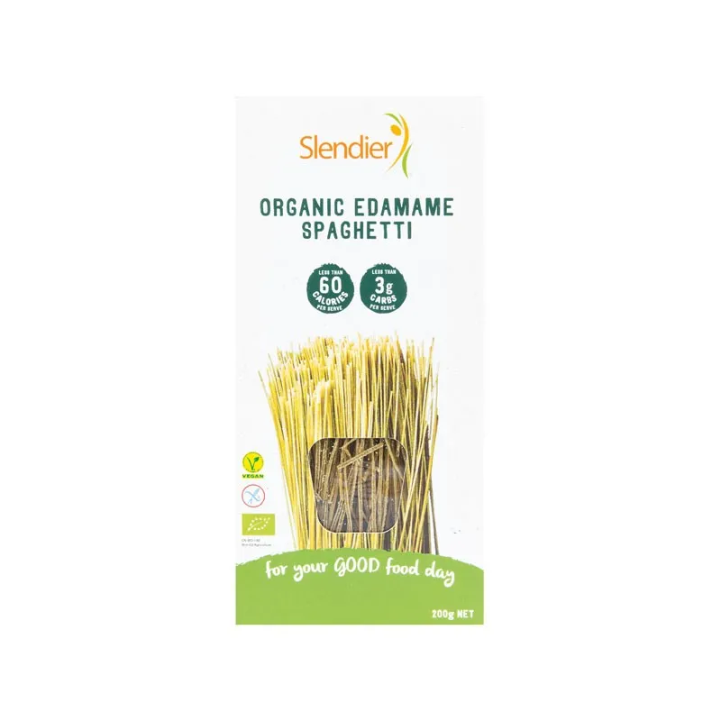 Espaguetis de edamame sin gluten bio 200g Slendier