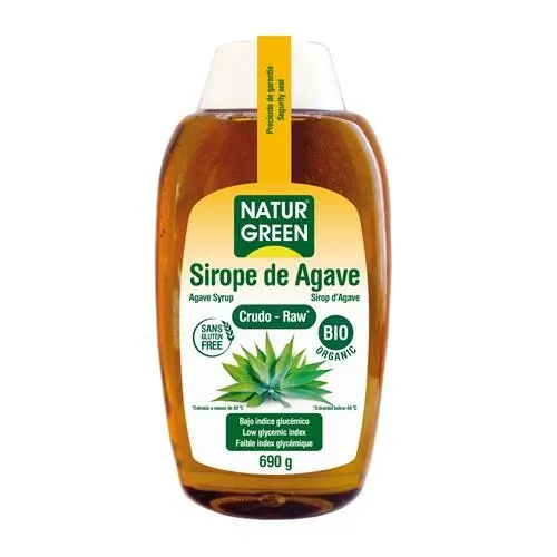 Sirope de agave crudo Bio 500ml/690g Naturgreen