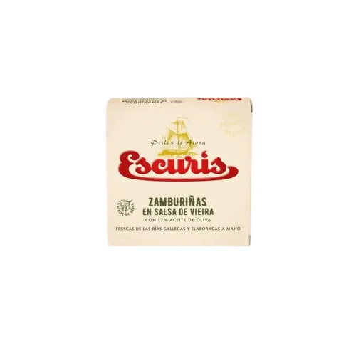 Zamburiñas en salsa de Vieira RO120 Escuris