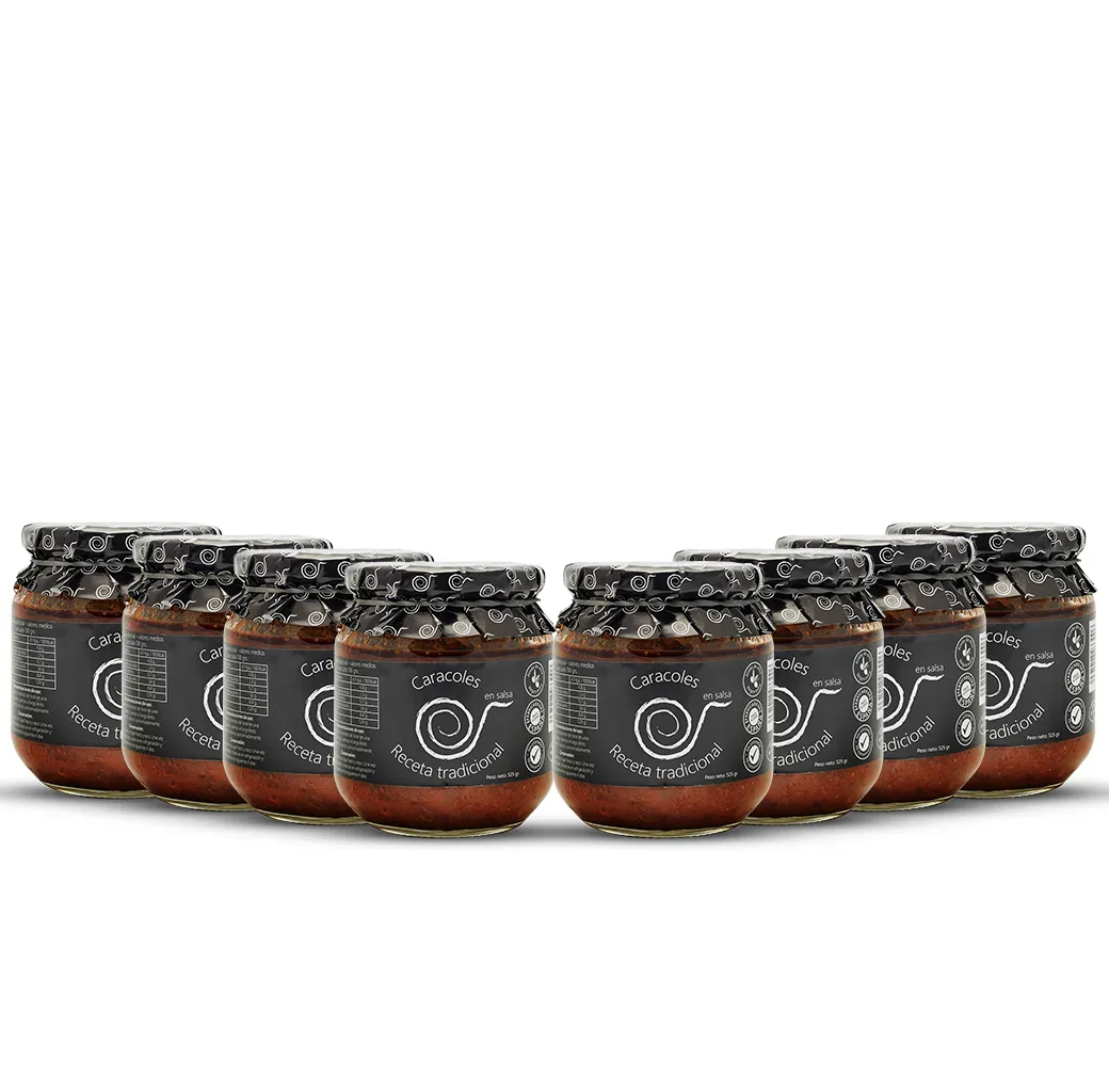 Caracoles en salsa - 8 unidades