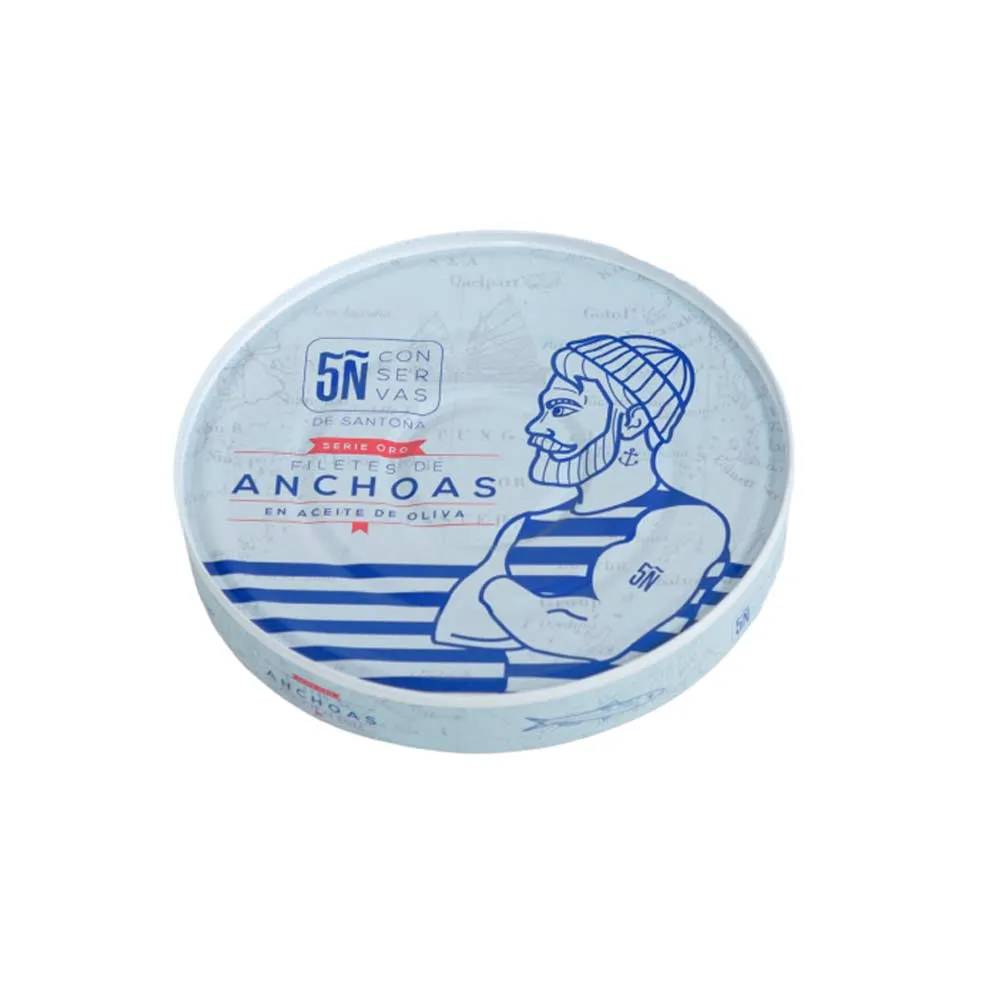 Pack de 10 panderetas de Anchoas del Cantábrico Oliva Oro - 10x170 ml