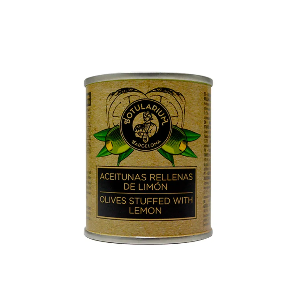 Aceitunas al limón Botularium - Pack de 10 latitas minibar