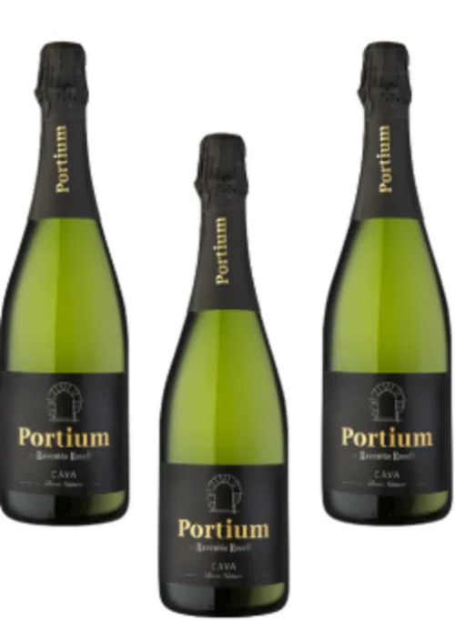 Portium Cava Brut Nature Pack 3 botellas 750ml