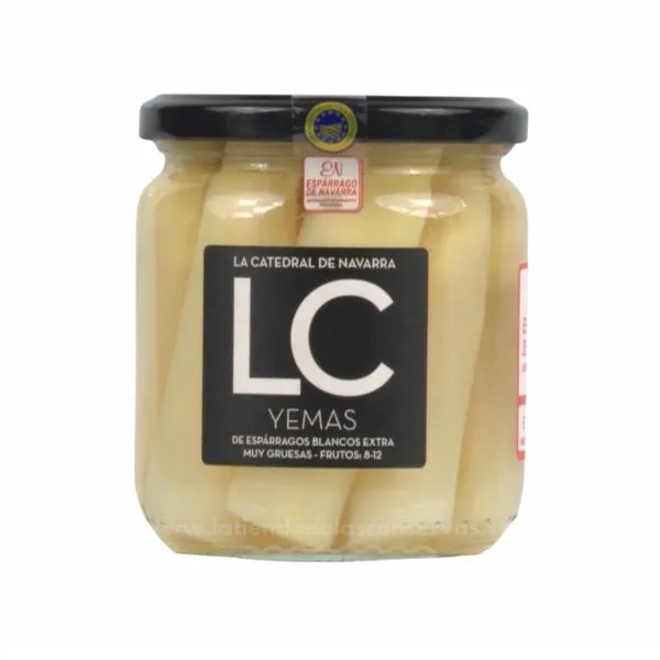 Yemas de espárragos blancos extra B370 La Catedral 8-12 frutos