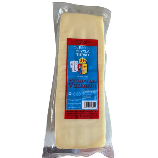 Queso Barra Mezcla Tierno Escudo de Villarrín – Desde 1929