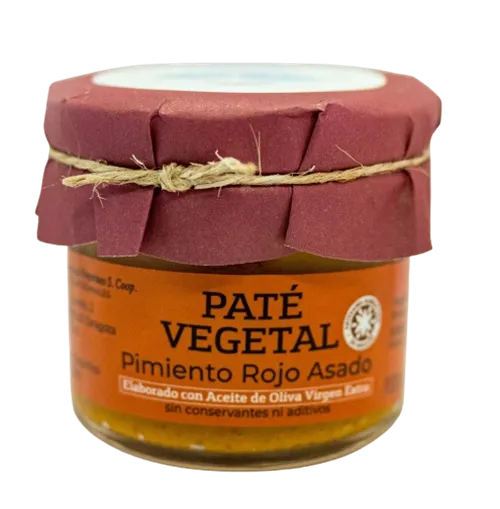 Paté Vegetal de Pimiento rojo asado - Pack 4 unidades