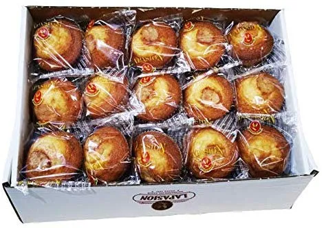 Magdalena redonda envuelta - Caja 2 kg