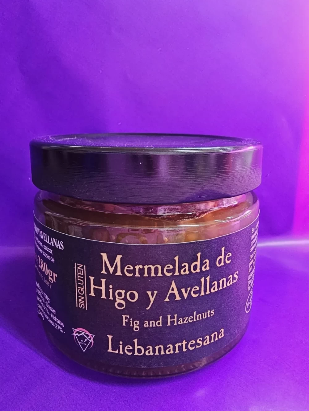 Mermelada Higos y Avellanas Liebanartesana (280gr)