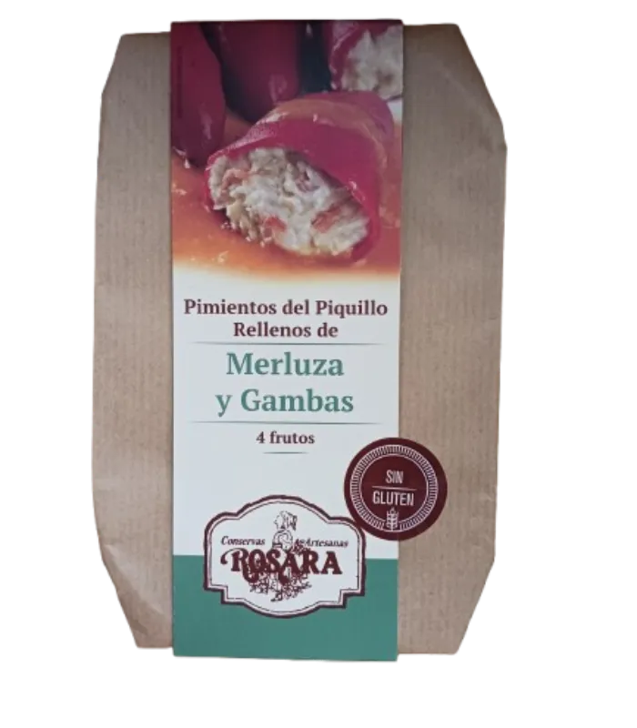 Pimientos rellenos de Merluza y Gambas - 270 ml