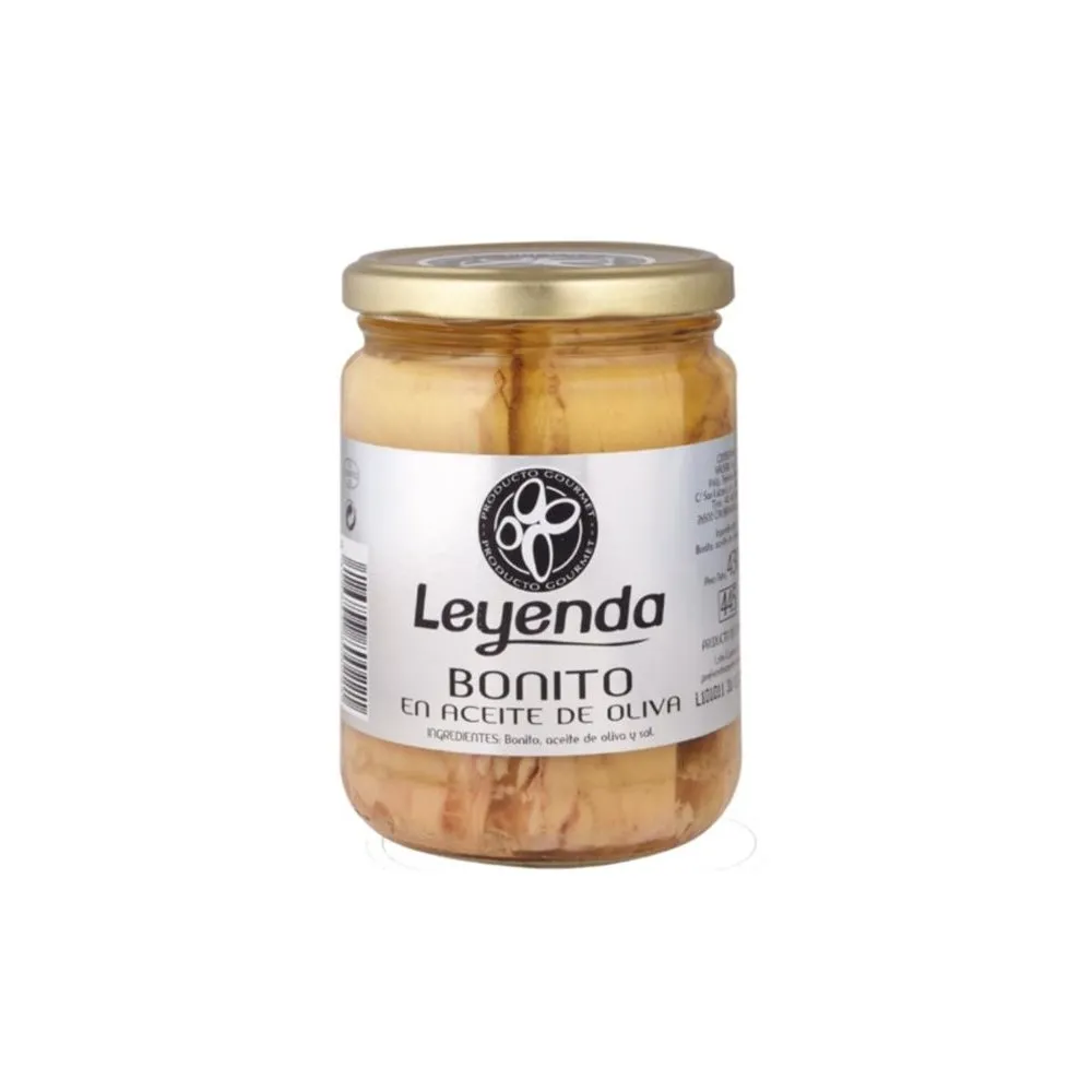 Lomos de Bonito del Norte en Aceite de Oliva - Leyenda Frasco 445 ml