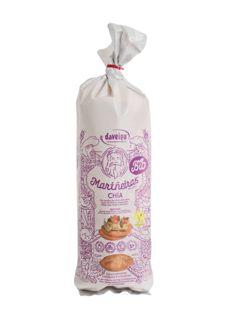 Tostas de pan con semillas de chía Bio - Pack de 10x180 g