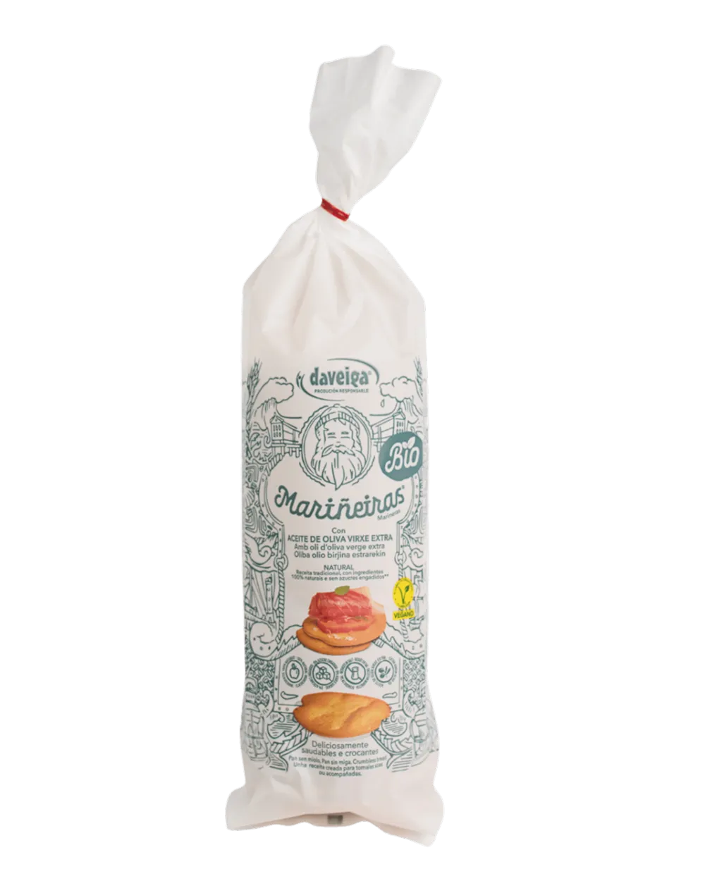 Tostas de pan con aceite de oliva virgen extra Bio - Pack de 10 x180 g