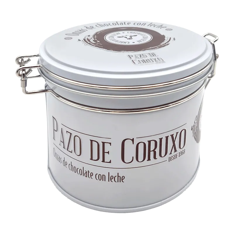 Lata onzas de chocolate con leche 130g