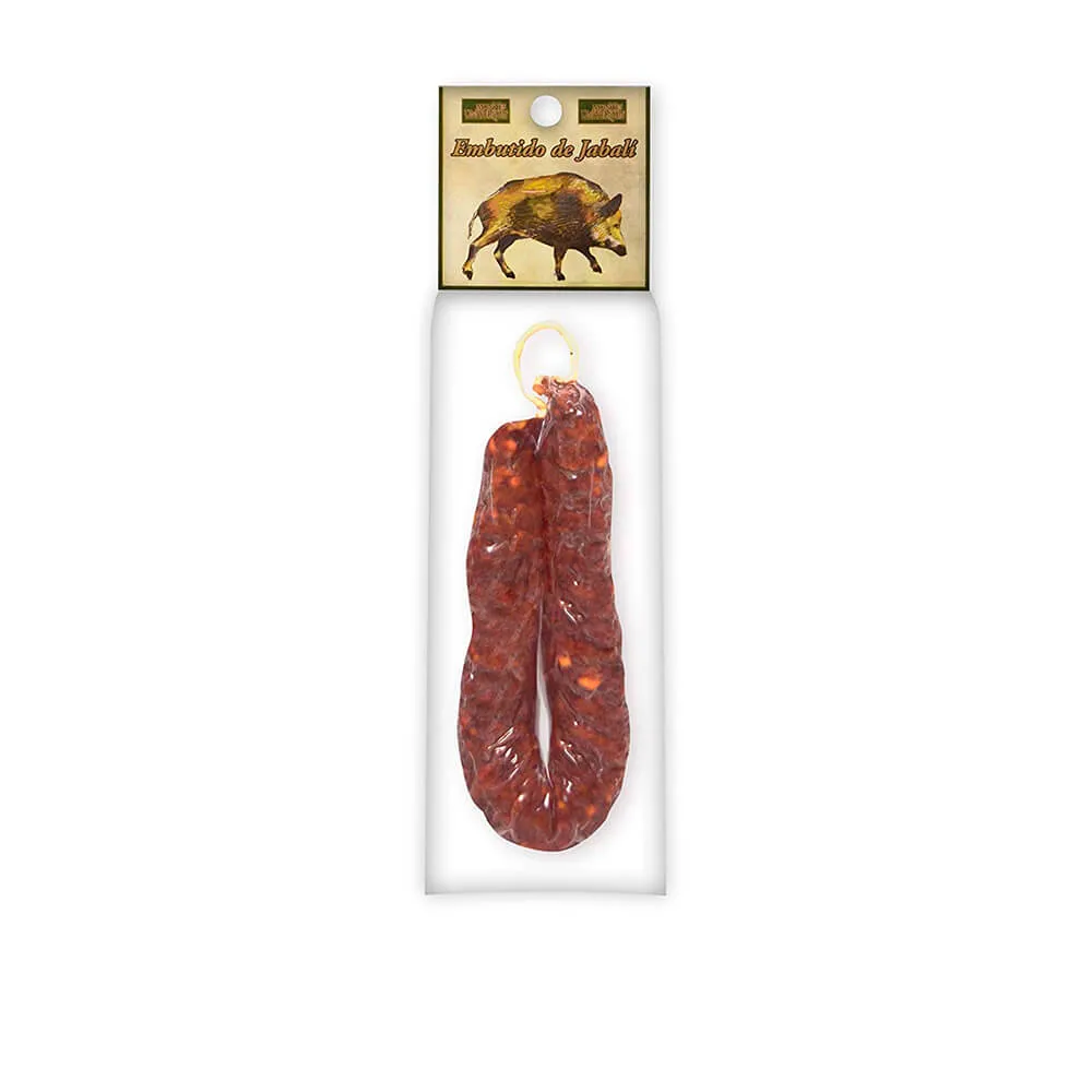 Chorizo Sartra Extra de Jabalí envasado al vacío - 250 g