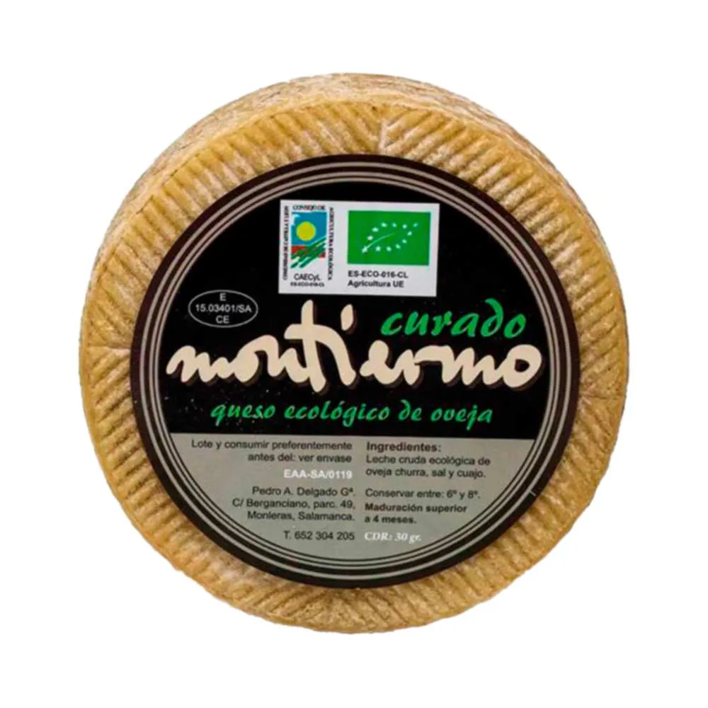 Queso curado de oveja Ecológico - 1300 g