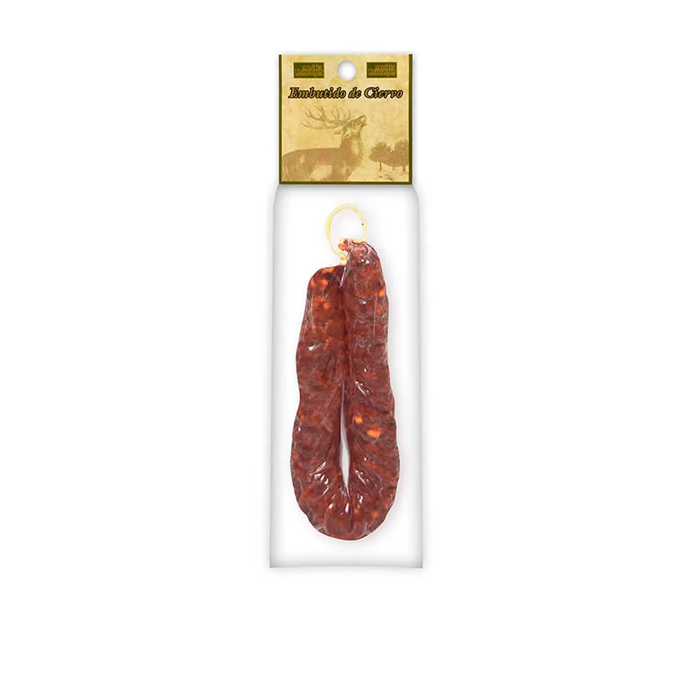 Chorizo Sartra Extra de Ciervo envasado al vacío - 250 g