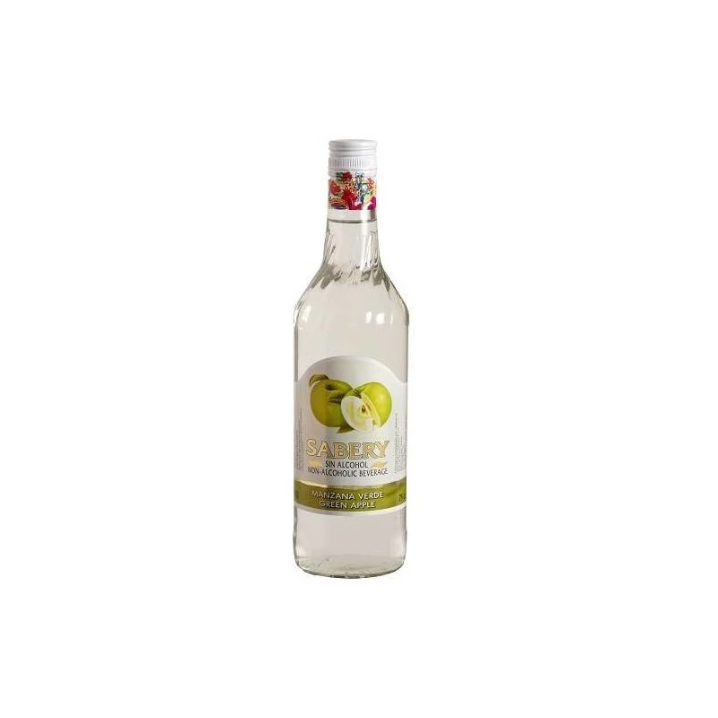 Licor sin Alcohol de Manzana Verde Sabery (75cl)