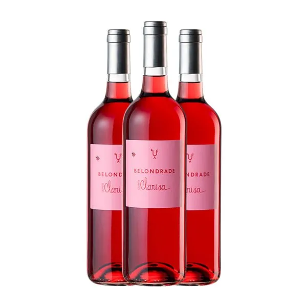Belondrade Quinta Clarisa Tempranillo Vino de la Tierra de Castilla y León Joven 75 cl Vino Rosado (Caja de 3 unidades)