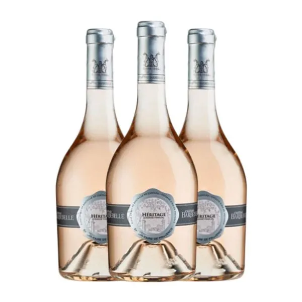 Château Barbebelle Francia Héritage — Herencia Legado Tradicional Joven 75 cl Vino Rosado (Caja de 3 unidades)