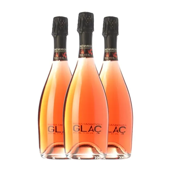 Maria Casanovas Glaç Brut Nature Cava 75 cl Espumoso Rosado (Caja de 3 unidades)