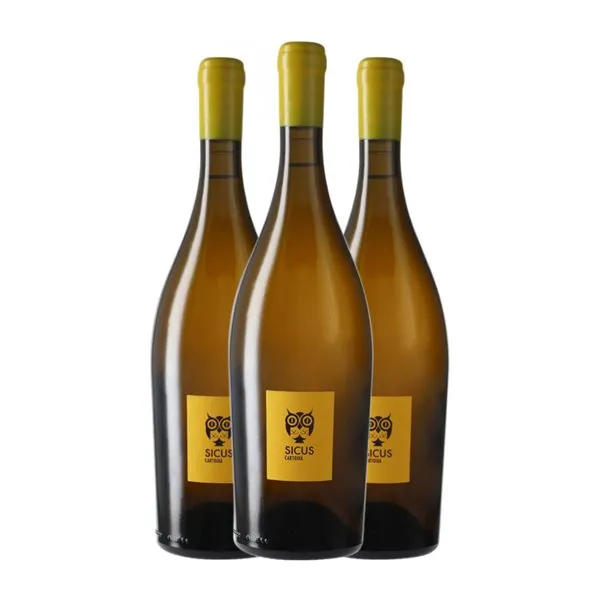 Vino Naranja Sicus Cartoixà Xarel·lo Penedès Brisat — Brisado Eco — Ecológico 75 cl Vino Naranja (Caja de 3 unidades)