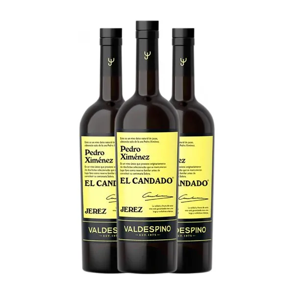 Valdespino El Candado Pedro Ximénez Jerez-Xérès-Sherry 75 cl Vino Generoso Fortificado (Caja de 3 unidades)