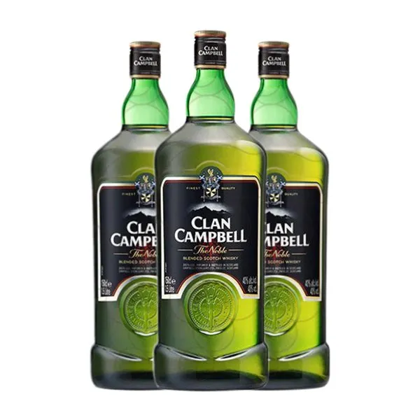 Whisky Blended Clan Campbell Botella Magnum 1,5 L (Caja de 3 unidades)
