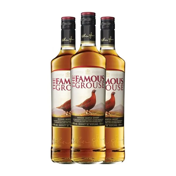 Whisky Blended Glenturret Famous Grouse 1 L (Caja de 3 unidades)