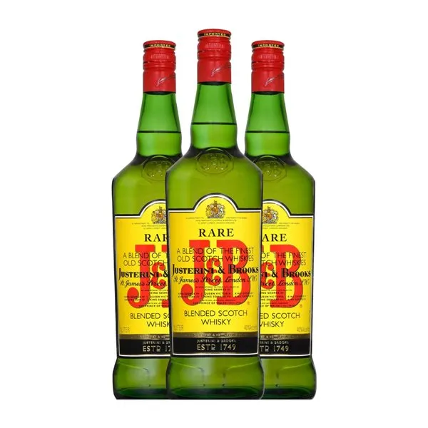 Whisky Blended J&B Escocia 1 L (Caja de 3 unidades)
