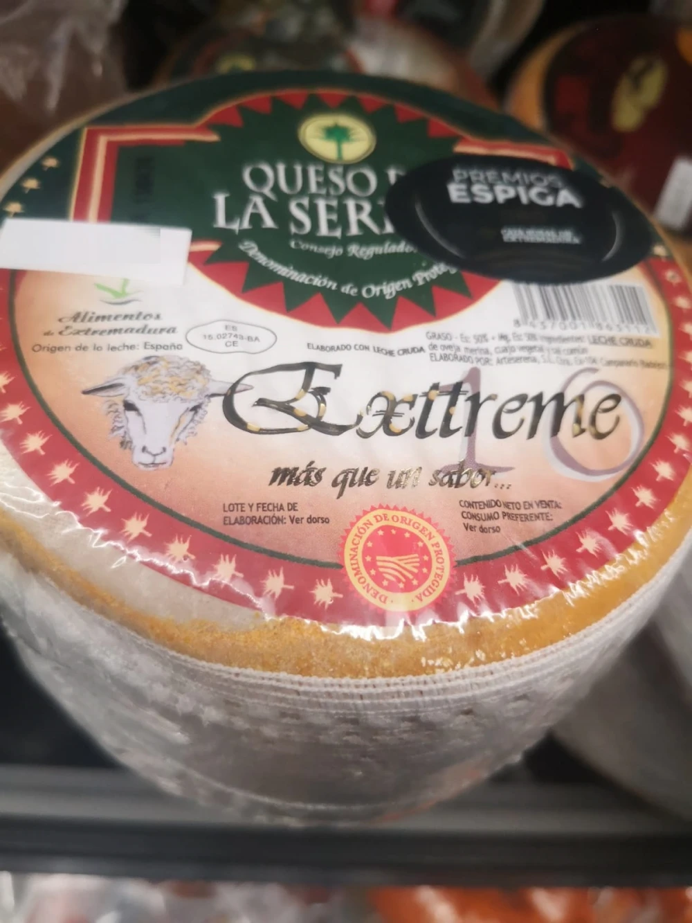 Queso de la Serena D.O.P. Extreme (1Kg)