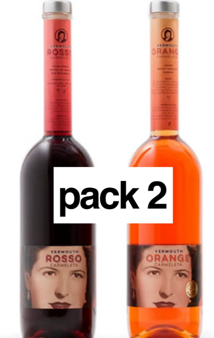 Pack de 2 Vermouths 75cl Rosso, Orange