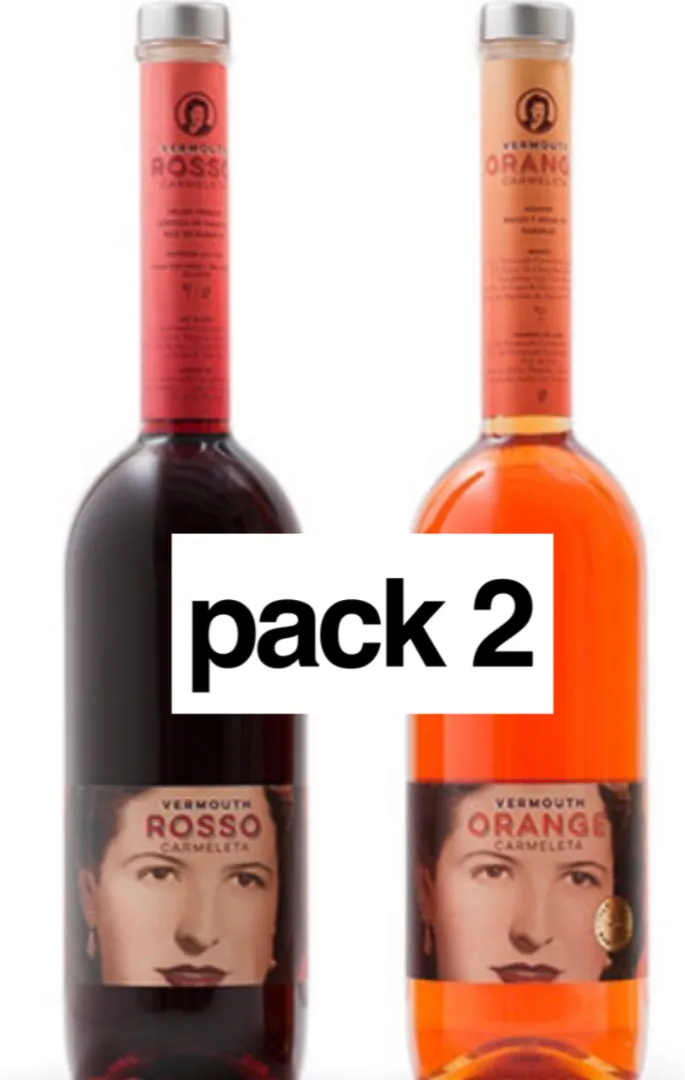 Pack 2 vermouth Rosso + Orange