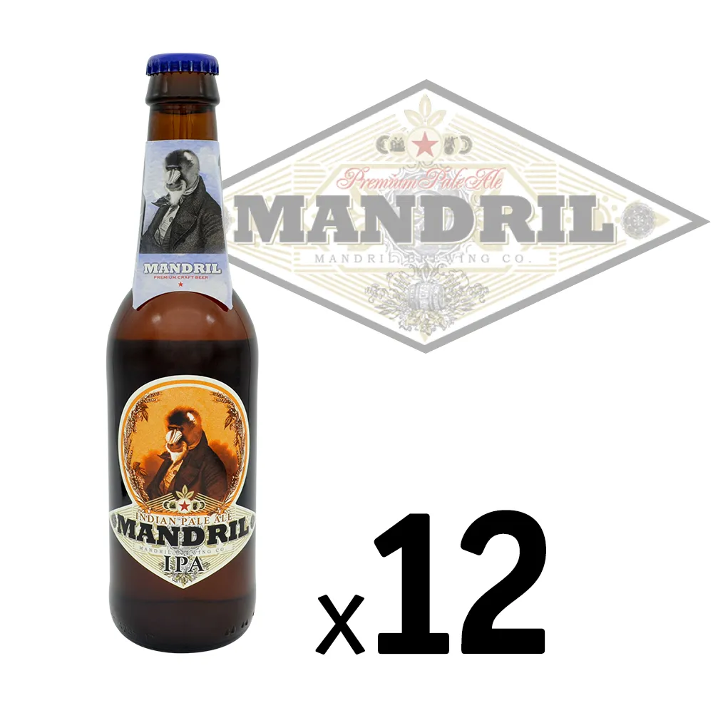 Cerveza Artesana Mandril India Pale Ale (IPA) - 12x0,33cl