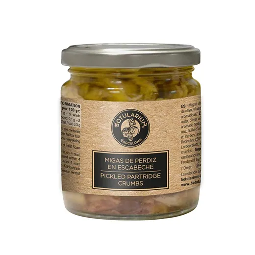 Migas de perdiz en escabeche Botularium (220g)