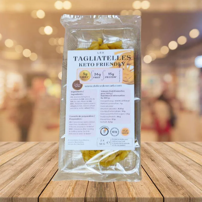 Délices Low Carb - Tagliatelles keto friendly (2 X 50 g)
