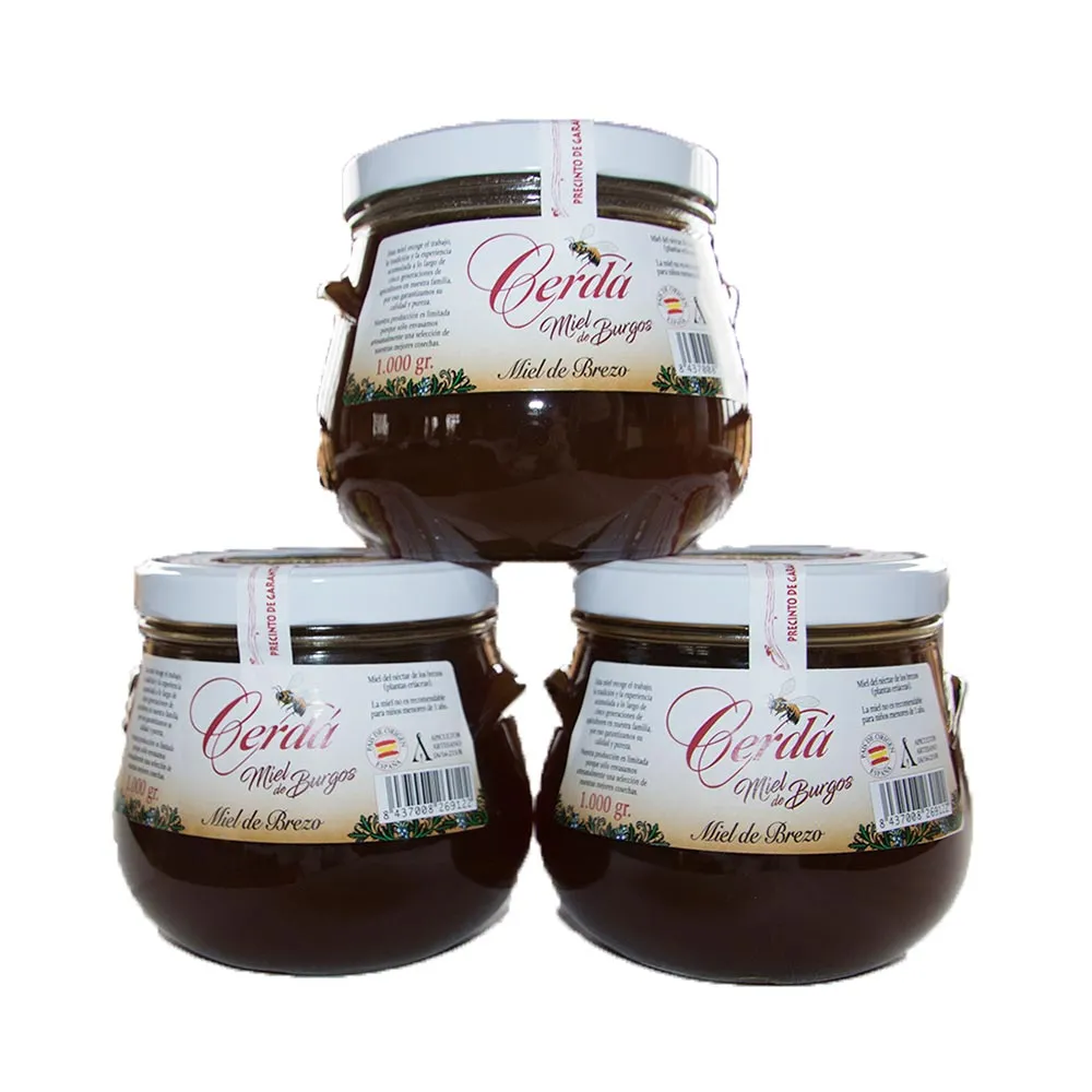 Pack Miel de Brezo La Cañada - 3 tarros de 1 Kg