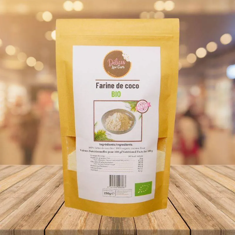 Délices Low Carb, Farine de coco - 500 g