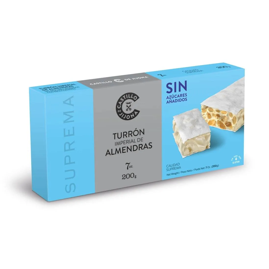 Castillo de Jijona - Turrón Imperial sans sucre & sans gluten (200g)