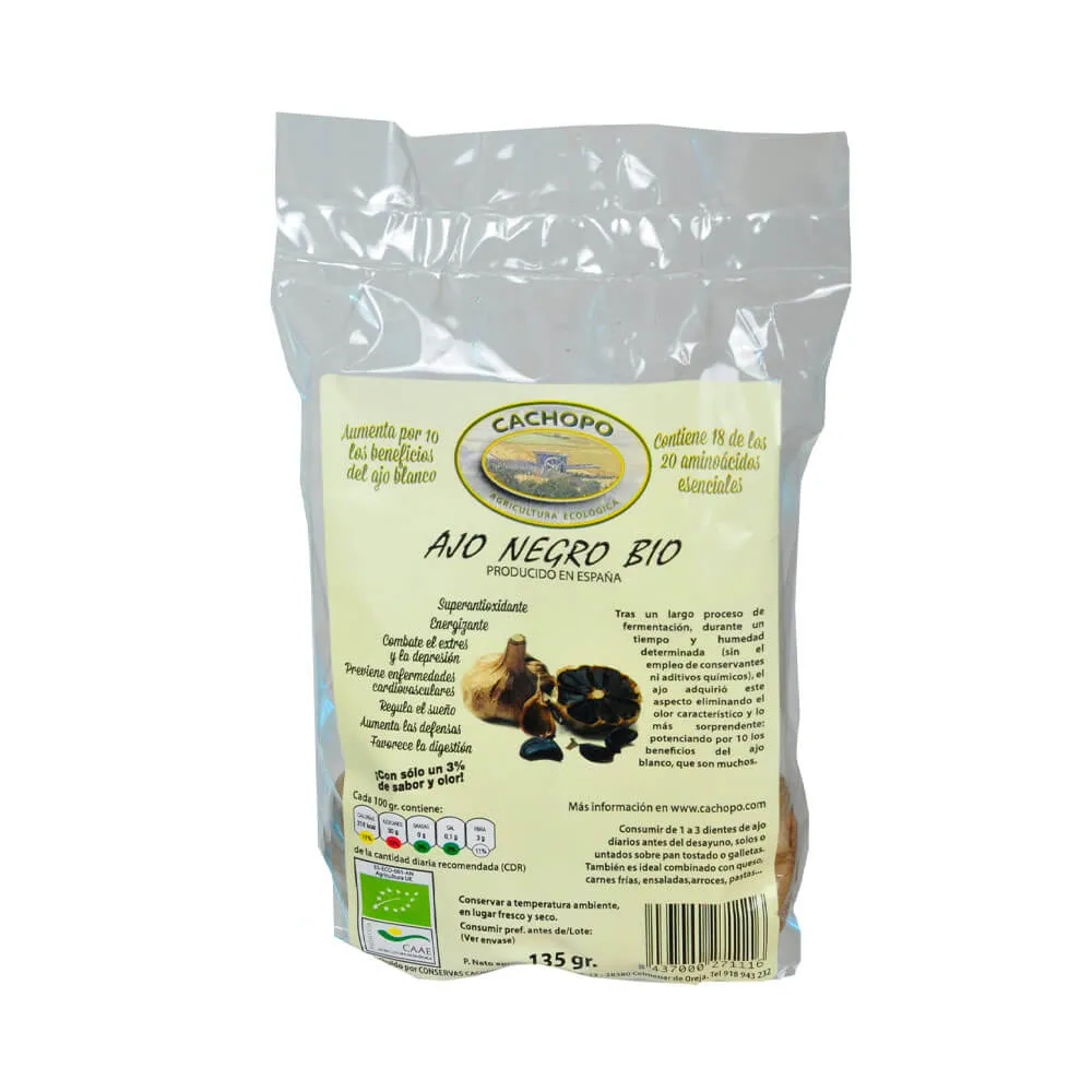 Pack de bolsas de 3 Cabezas de Ajo Negro - 6x135g