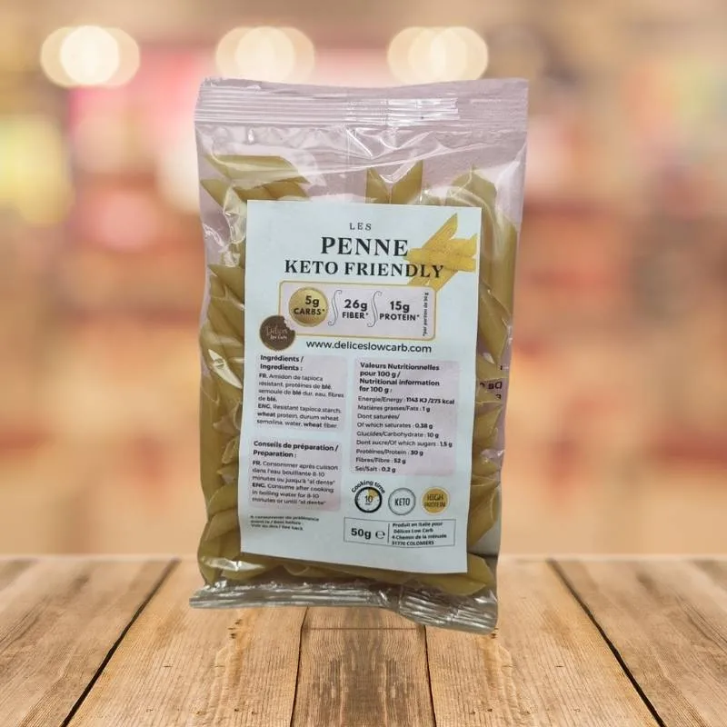 Délices Low Carb - Penne Keto Friendly 50 g