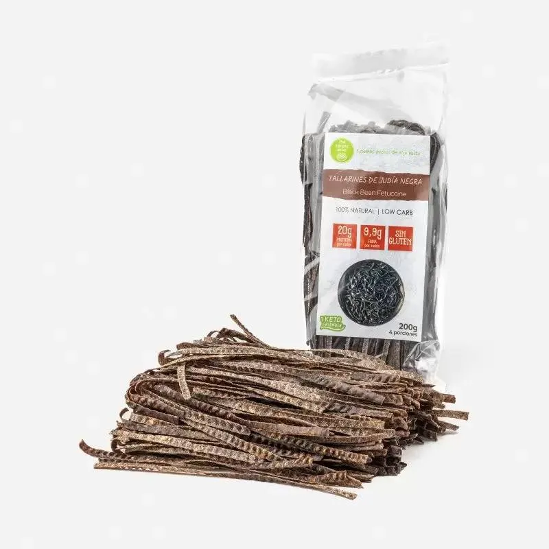 The Konjac Shop, Fettuccine de soja noir - 200 g